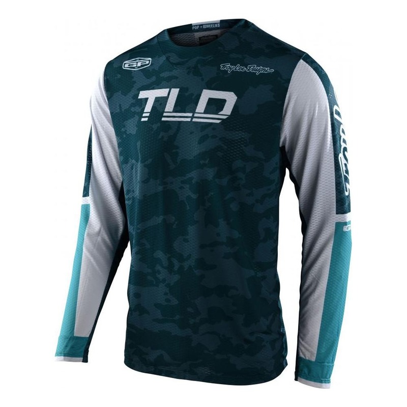 Maillot cross Troy Lee Designs GP Air Veloce camo marine- S