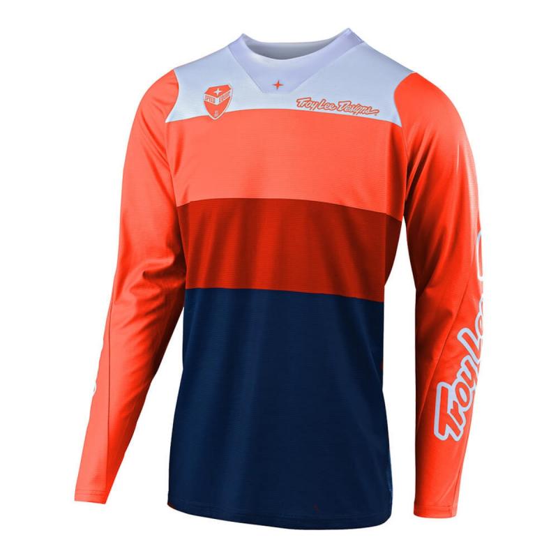 Maillot cross Troy Lee Designs SE Beta orange/navy- S
