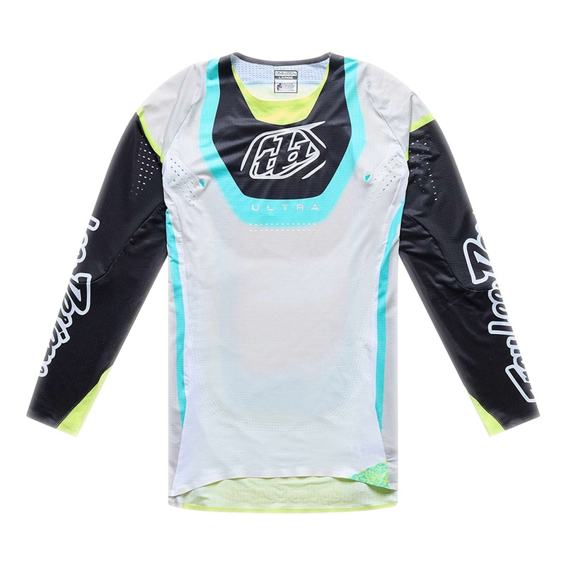 Maillot cross Troy Lee Designs SE Ultra Vision stone white/carbon