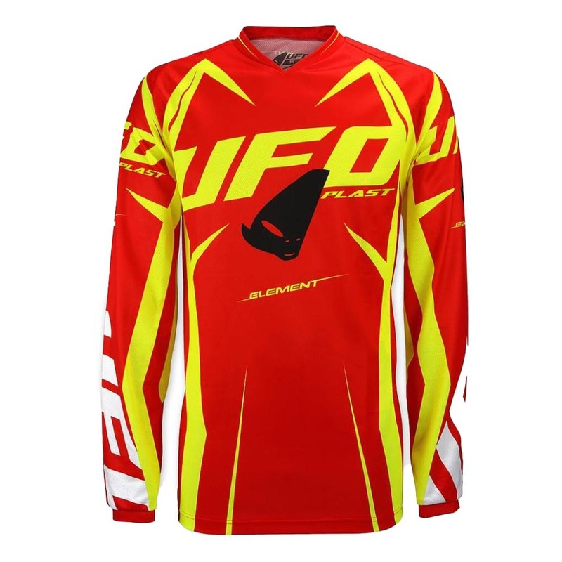Maillot cross Ufo Element rouge- S