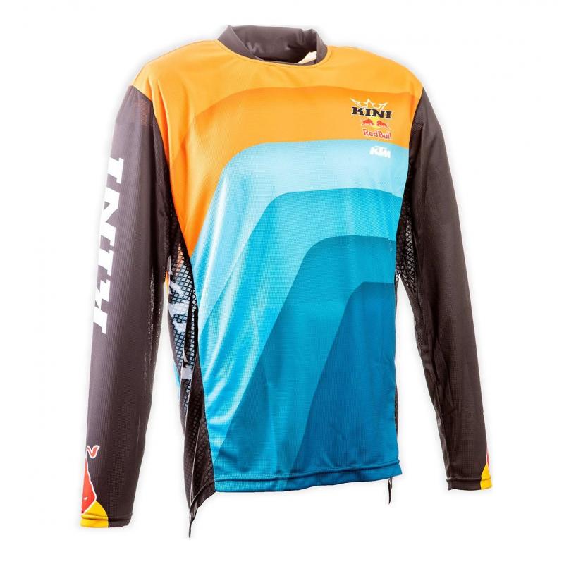 Maillot de cross Kini Red Bull Vintage orange/bleu/noir- S