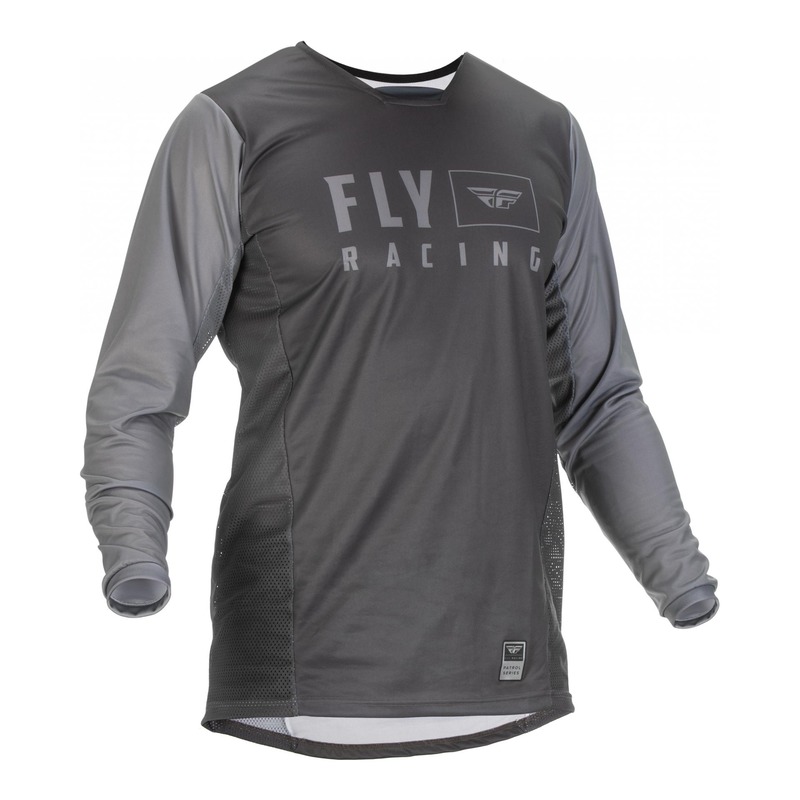 Maillot enduro Fly Racing Patrol gris- S