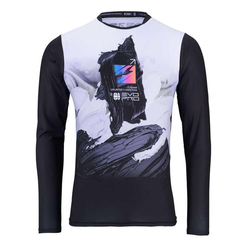 Maillot enfant VTT manches longues Kenny Evo-Pro noir- XXS