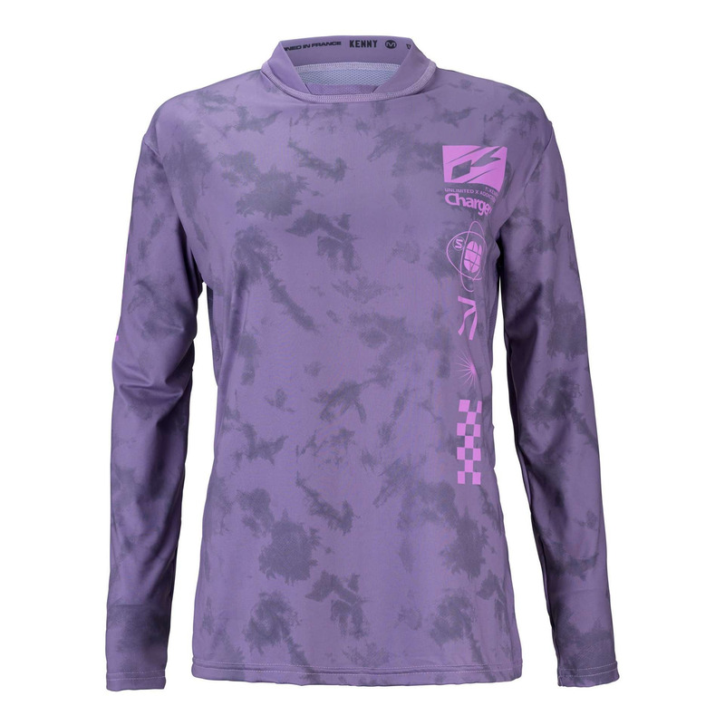 Maillot femme manches longues Kenny Charger Dye violet
