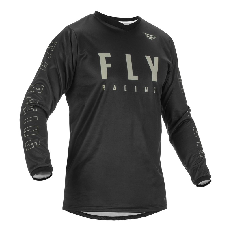 Maillot Fly Racing F-16 noir/gris- S