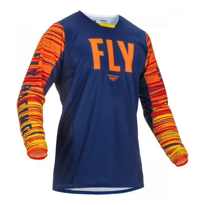 Maillot Fly Racing Kinetic Wave navy/orange