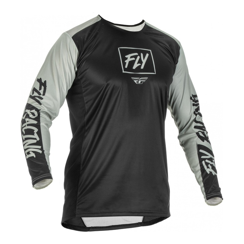 Maillot Fly Racing Lite noir/gris- S