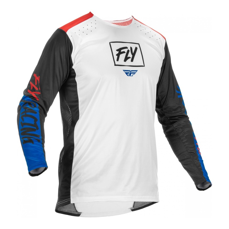 Maillot Fly Racing Lite rouge/blanc/bleu- S