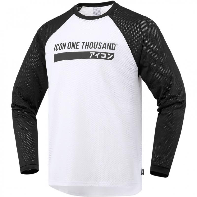 Maillot Icon 1000 Alchem noir/blanc- S