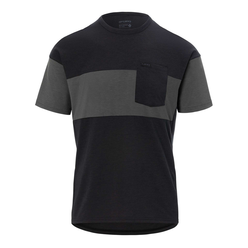 Maillot manches courtes VTT Giro Ride noir