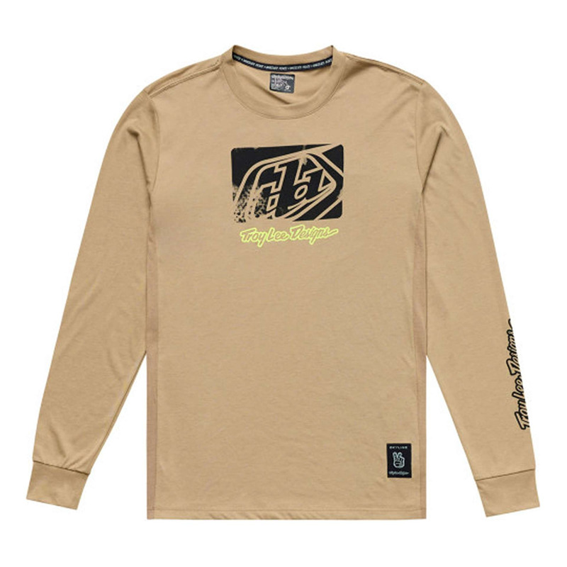 Maillot Manches Longues VTT Troy Lee Designs Skyline Ride Scrubbed Timber