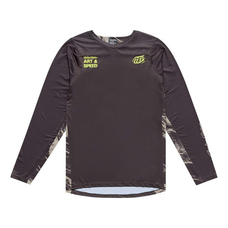 Maillot Manches Longues VTT Troy Lee Designs Skyline Elemental Dark Earth