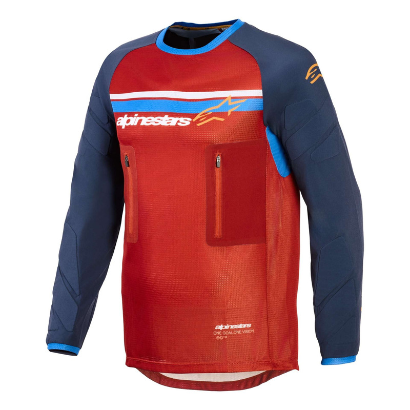 Maillot textile Alpinestars Maxdura Dual rust brown mood indigo