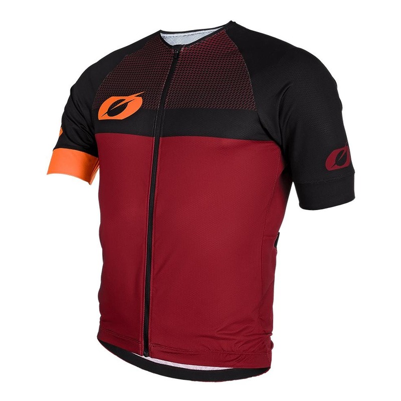 Maillot vélo O'Neal Aerial Split rouge/orange- S