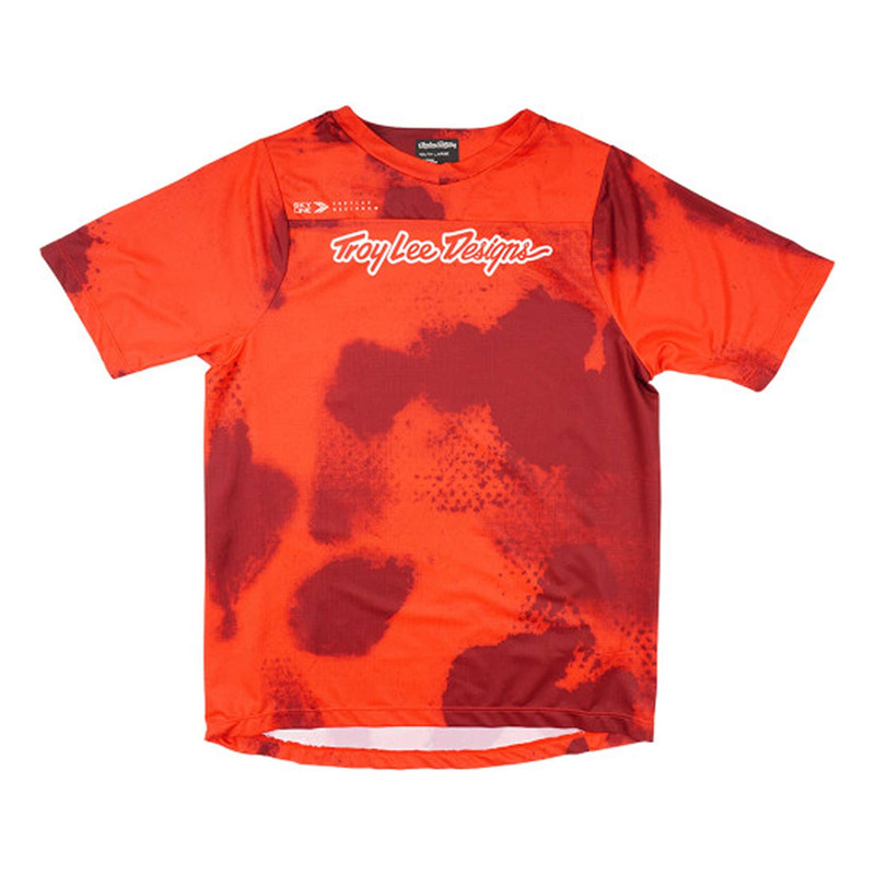 Maillot VTT Enfant Troy Lee Designs Skyline Flared Fiery red
