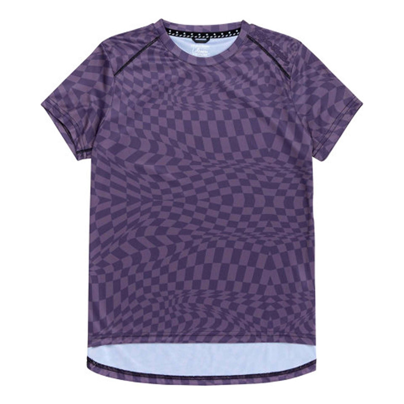 Maillot VTT Femme Troy Lee Designs Lilium Twisted Checkers deep purple