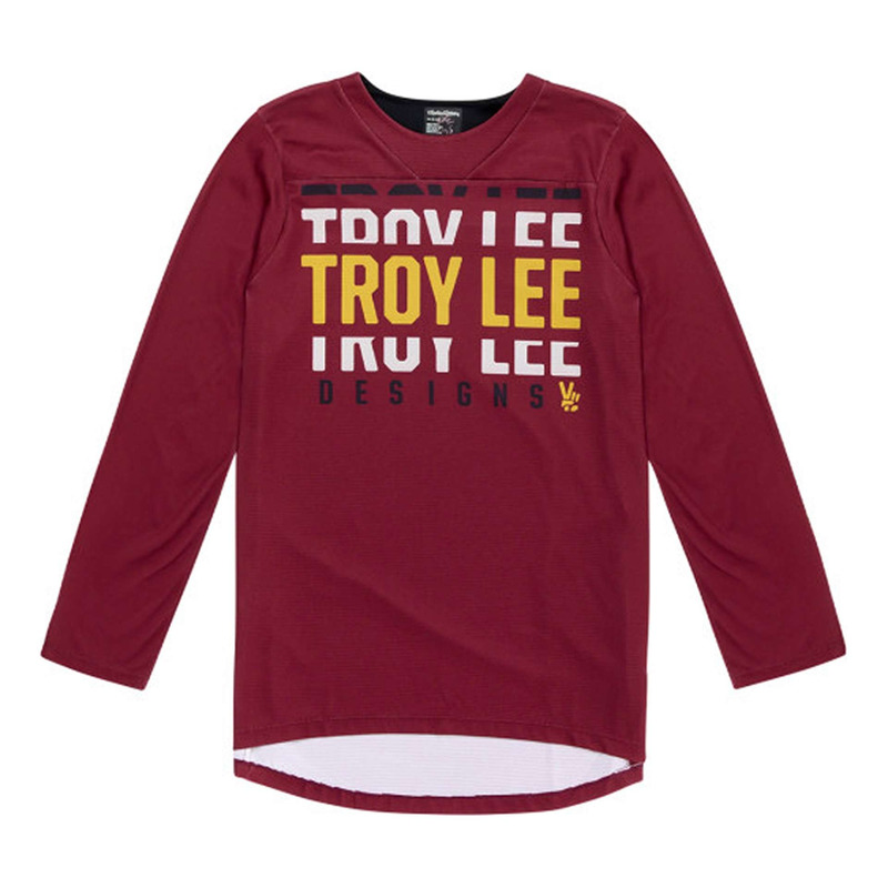 Maillot VTT manches 3/4 Troy Lee Designs Ruckus Spun Oxblood
