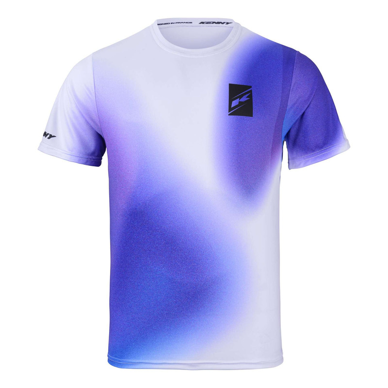 Maillot VTT manches courtes Kenny Patrol Dye blanc