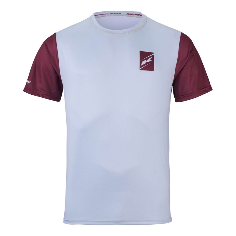 Maillot VTT manches courtes Kenny Patrol Grana gris/bordeau