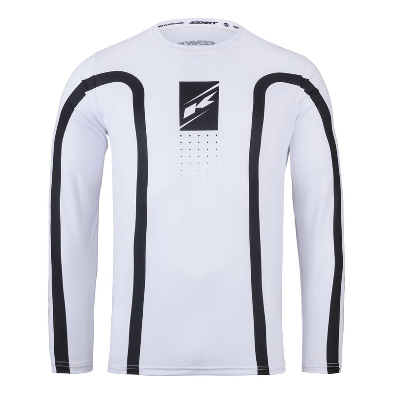 Maillot VTT manches longues Kenny Elite Line blanc