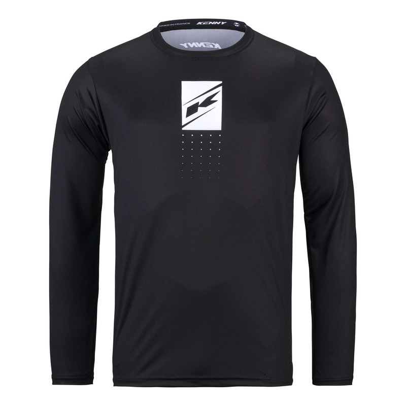 Maillot VTT manches longues Kenny Elite Solid noir