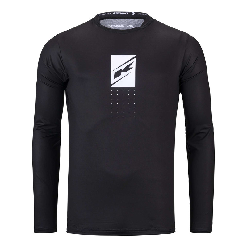 Maillot VTT manches Longues Kenny Prolight Solid noir