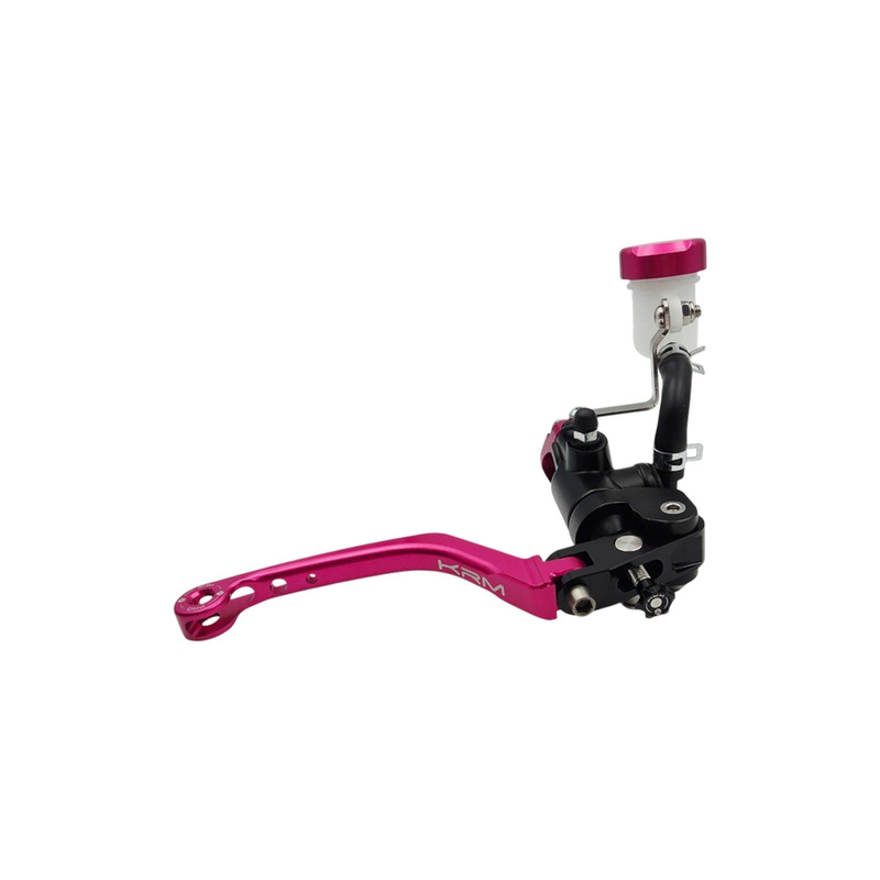 Maitre cylindre de frein radial KRM avec levier repliable noir/rose