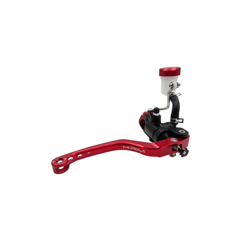 Maitre cylindre de frein radial KRM avec levier monobloc noir/rouge