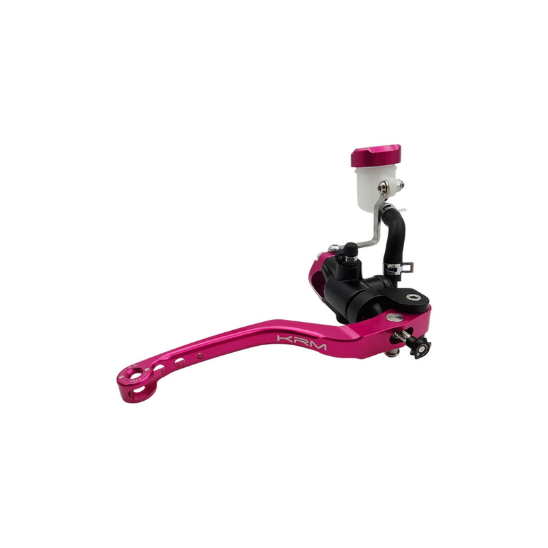 Maitre cylindre de frein radial KRM avec levier monobloc noir/rose