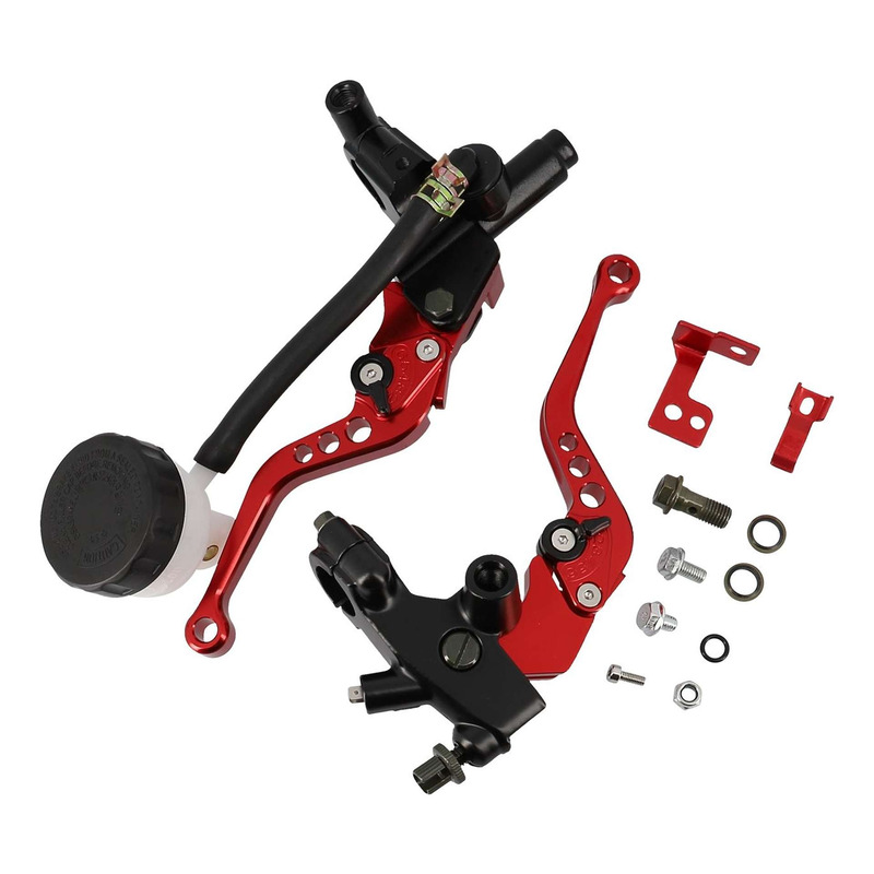 MaÃ®tre cylindre de frein rÃ©servoir plastique avec levier d'emb