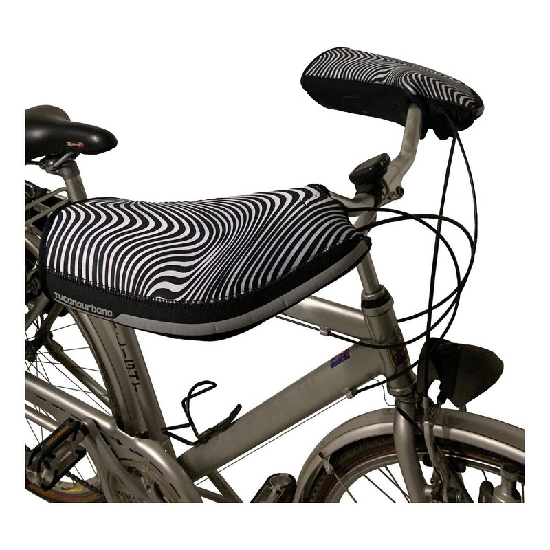 Manchons de guidon vélo Tucano Urbano City zebre noir/blanc