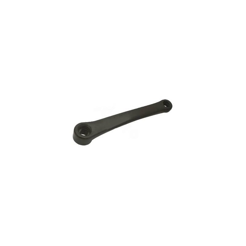 Manivelle gauche en acier noir (170 mm)