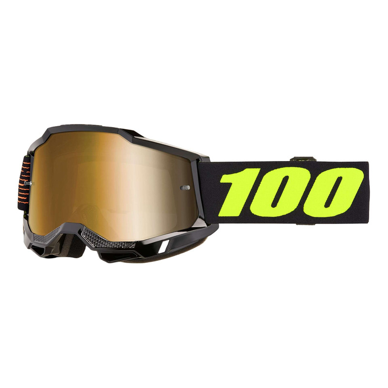 Masque cross 100Â % Accuri 2 Fairbanks - Ã cran iridium true gold