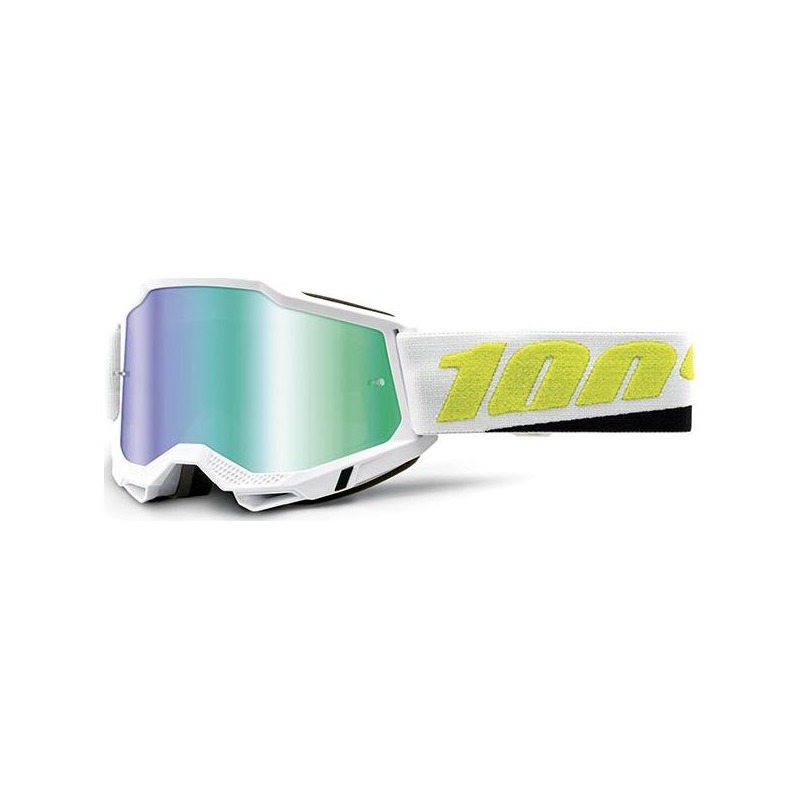 Masque cross 100% Accuri 2 Peyote - écran iridium vert
