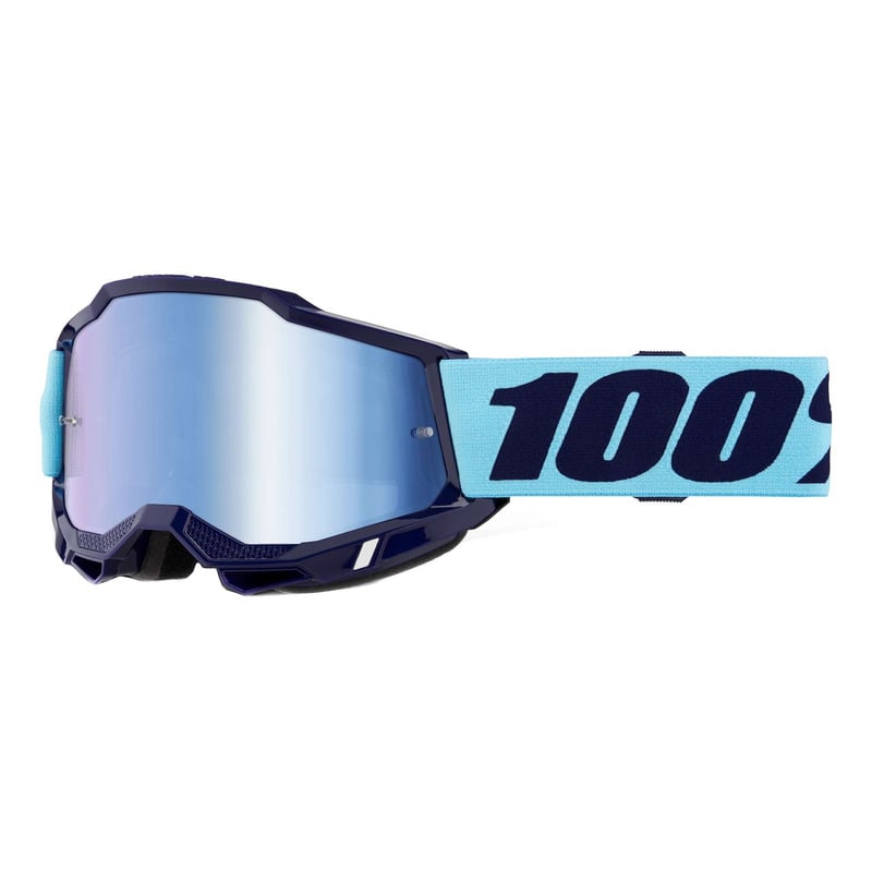 Masque cross 100 % Accuri 2 Vaulter – écran iridium bleu