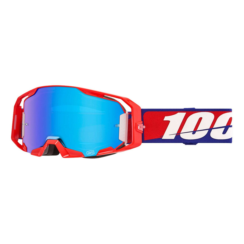 Masque cross 100 % Armatic Best – mirror bleu