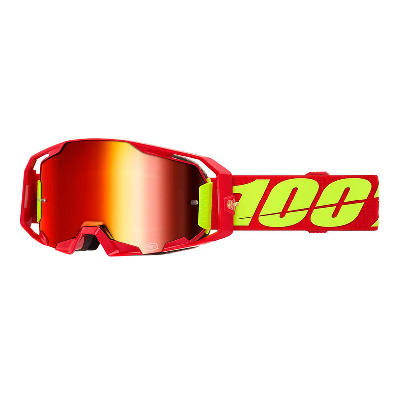 Masque cross 100Â % Armatic rouge â   Iridium rouge