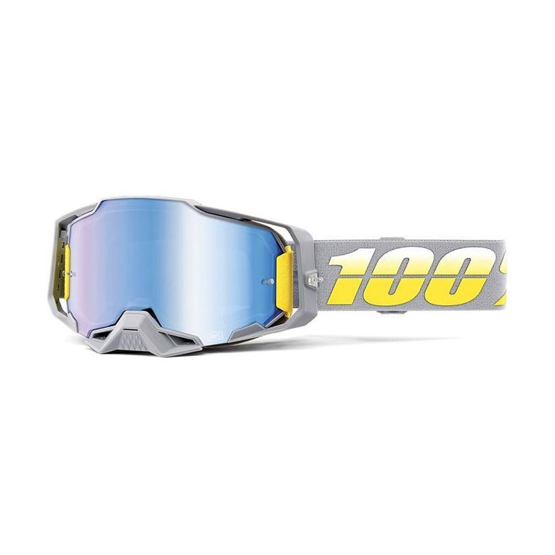 Masque cross 100% Armega Complex - écran iridium bleu