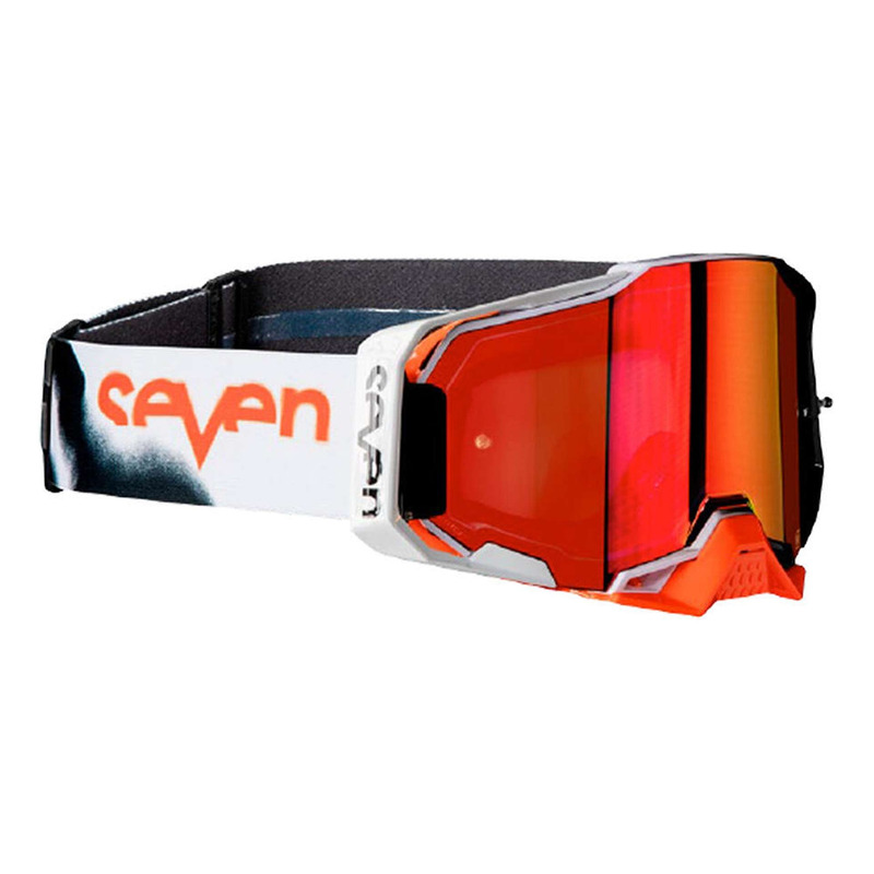 Masque cross 100Â % Armega Seven 27Â° - iridium rouge