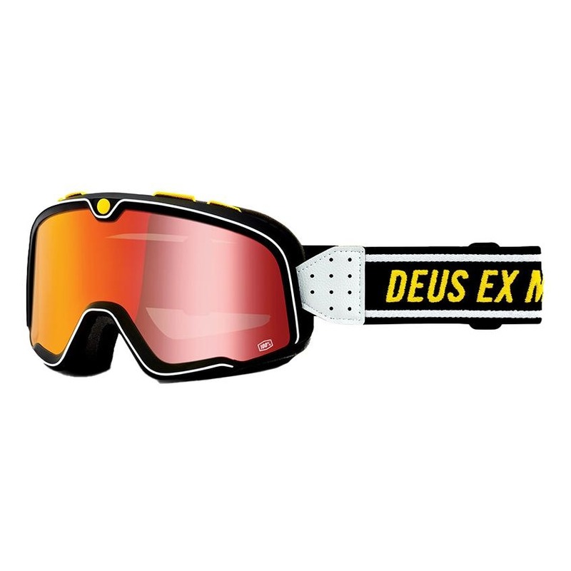 Masque cross 100% Barstow Deus écran iridium rouge