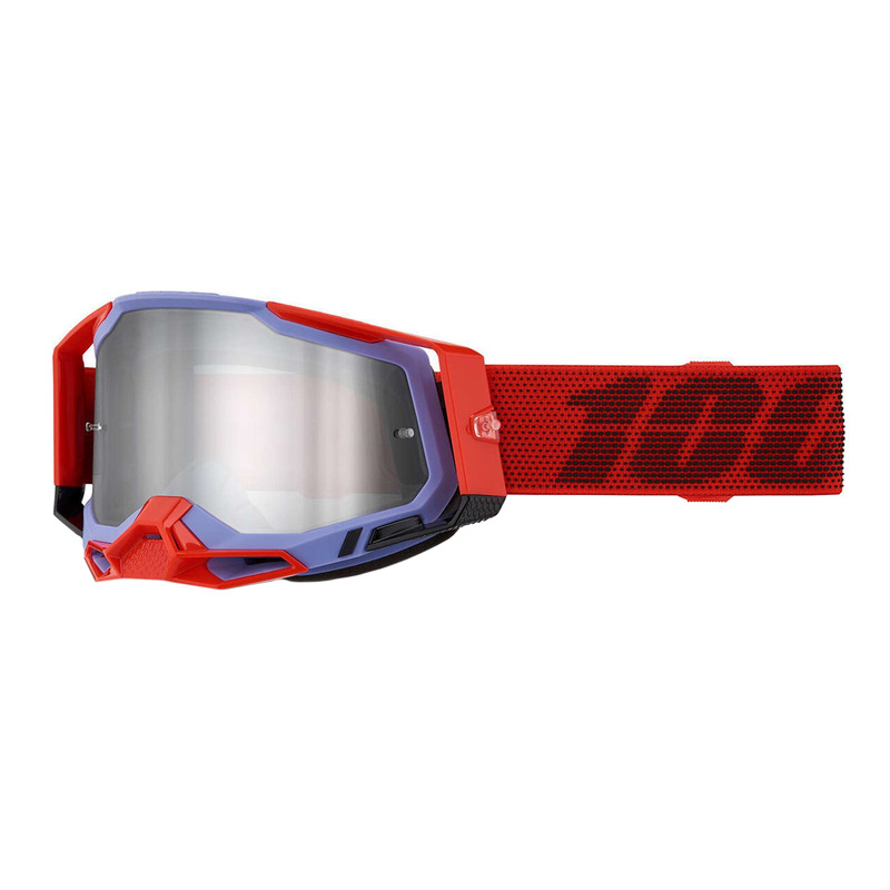 Masque cross 100Â % Racecraft 2 Cleat â   iridium silver