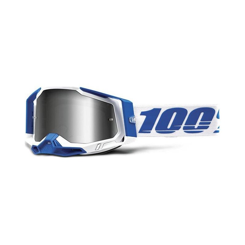 Masque cross 100% Racecraft 2 Isola - écran iridium silver iridium fl