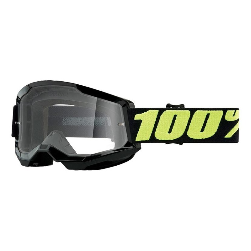 Masque cross 100% Strata 2 Upsol écran incolore