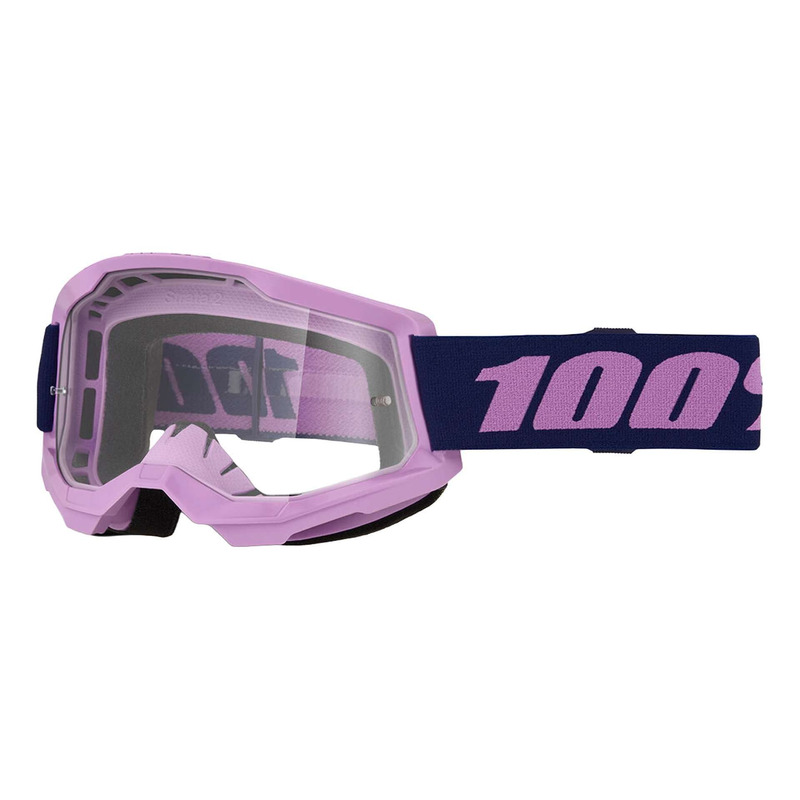 Masque cross 100 % Strata 2 violet – Clear
