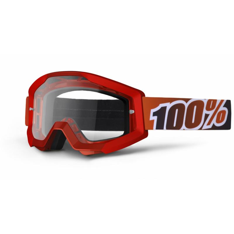 Masque cross 100% Strata Fire Red