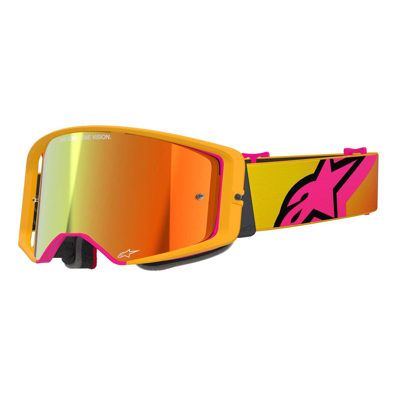 Masque cross Alpinestars Supertech Absolute Vision Corp yellow/pink â