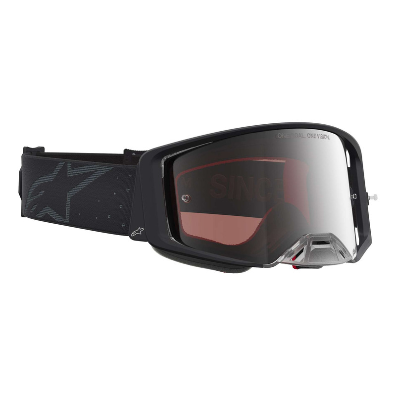 Masque cross Alpinestars Supertech Cloak black – Iridium silver