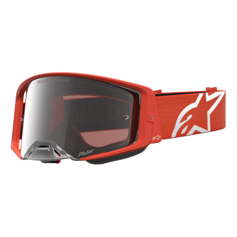 Masque cross Alpinestars Supertech Vesta orange/silver – Iridium silver