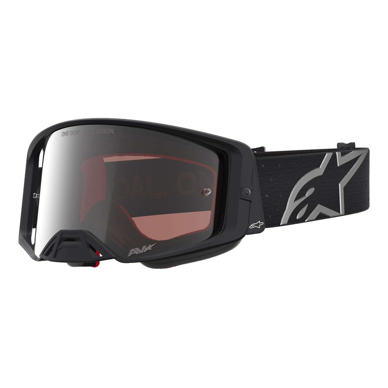Masque cross Alpinestars Supertech Vesta black matte/silver – Iridium silver