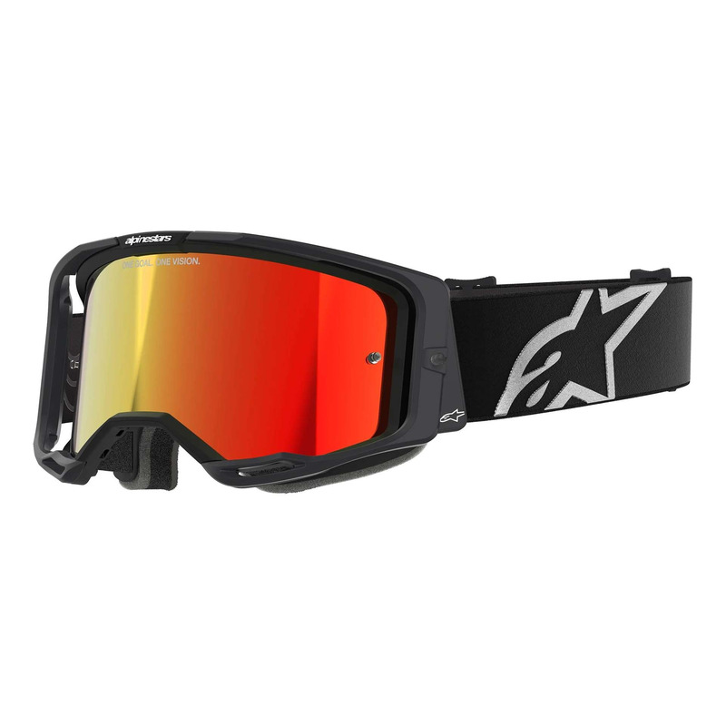 Masque cross Alpinestars Vision 8 Corp black â   Iridium Red